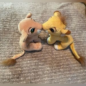 1993 Disney Lion King movie original kissing Simba & Nala